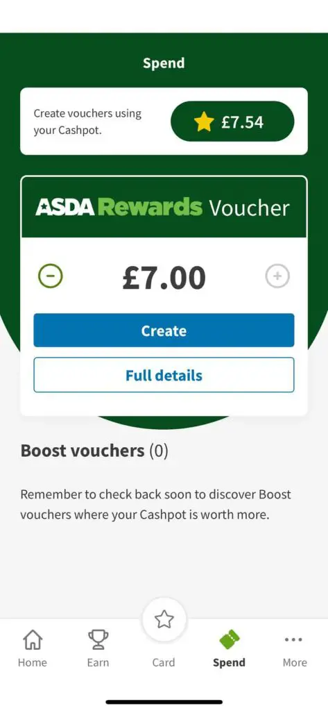 Asda rewards voucher