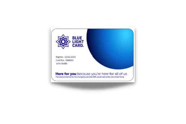 Blue Light members card