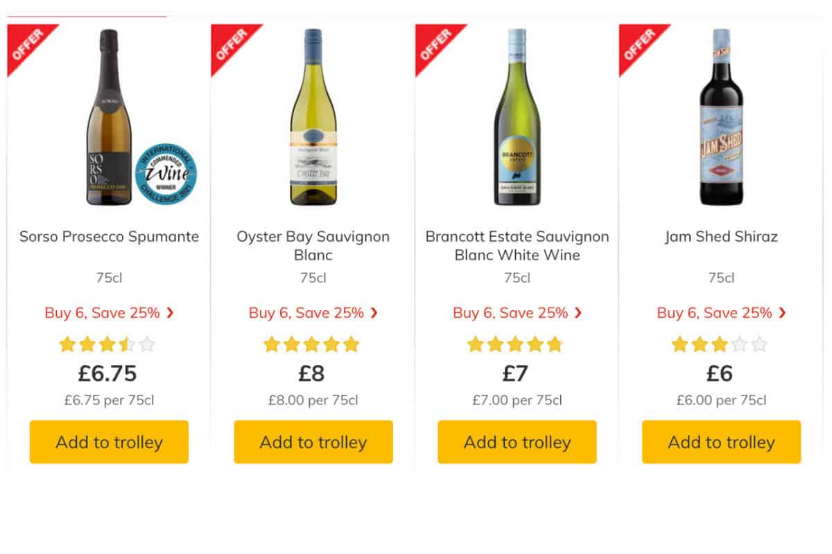 Supermarket Wine Offers 2023 Dates for 25 off Skinny Spending