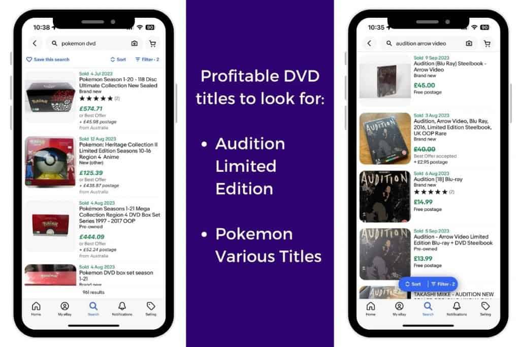 how to sell dvds on ebay